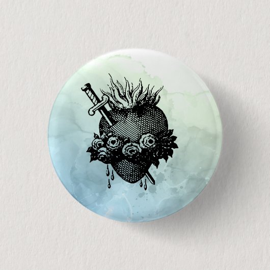 Heiliges Herz von Maria Button (Vorderseite)