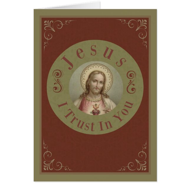 Heiliges Herz von Vertrauen Jesuss I in Ihnen (Vorne)