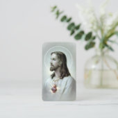 Heiliges Herzgebet für das Kick-Gebet Visitenkarte (Stehend Vorderseite)