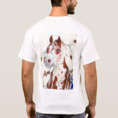 Heiliges indisches Jagd-Pony T-Shirt (Rückseite)