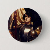 Heiliges Jeanne d'Arc Button (Vorderseite)
