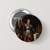 Heiliges Jeanne d'Arc Button (Vorne & Hinten)