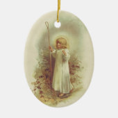 Heiliges Kind Keramik Ornament (Vorne)