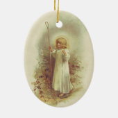 Heiliges Kind Keramik Ornament (Hinten)