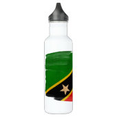Heiliges Kitts Nevis kennzeichnen Trinkflasche (Links)