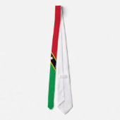 Heiliges Kitts und Nevis-Flagge Krawatte (Rückseite)