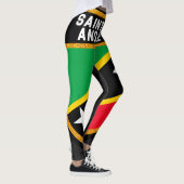 Heiliges Kitts und Nevis-Flagge Leggings (Rechts)