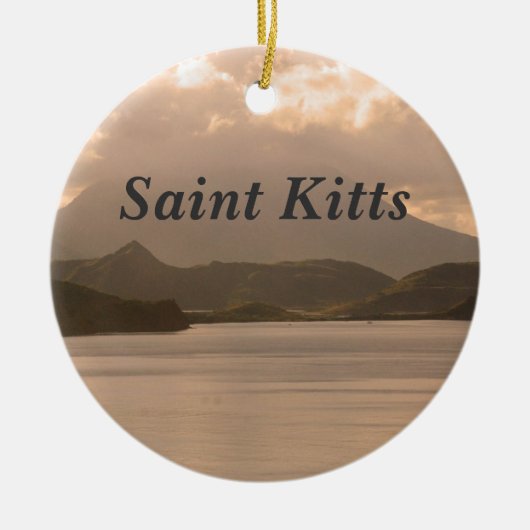 Heiliges Kitts und Nevis Keramikornament (Vorne)