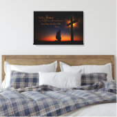 Heiliges Kreuz bei Sonnenuntergang (personalisiere Leinwanddruck (Insitu (Schlafzimmer))