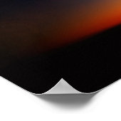 Heiliges Kreuz bei Sonnenuntergang (personalisiere Poster (Ecke)