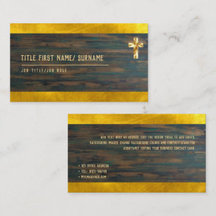 Heiliges Kreuz Christlicher Glaube Visitenkarte