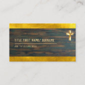 Heiliges Kreuz Christlicher Glaube Visitenkarte (Vorderseite)