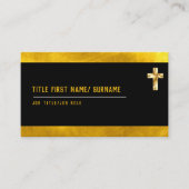 Heiliges Kreuz Christlicher Glaube Visitenkarte (Vorderseite)