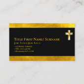 Heiliges Kreuz Christlicher Glaube Visitenkarte (Vorderseite)