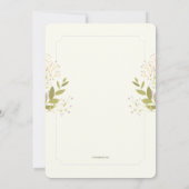 Heiliges Kreuz Erste Heilige Kommunion Rosa Einladung (Rückseite)