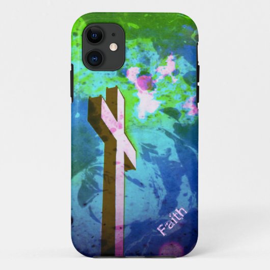 Heiliges Kreuz gestrichen Case-Mate iPhone Hülle (Rückseite)