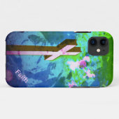 Heiliges Kreuz gestrichen Case-Mate iPhone Hülle (Rückseite (Horizontal))