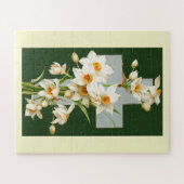 Heiliges Kreuz mit Blume zu Ostern Puzzle (Horizontal)