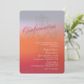 Heiliges Kreuz religiöse Einladung (Stehend Vorderseite)