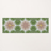 Heiliges Kreuz, Rosa Grüne Gartenoase Yogamatte (Rückseite (Horizontal))