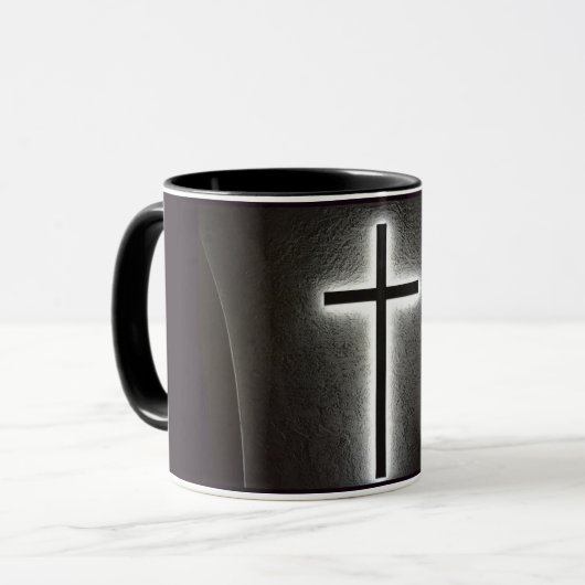 Heiliges Kreuz Tasse (Vorderseite Links)