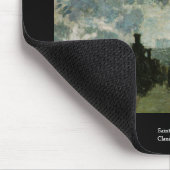 Heiliges Lazare Station durch Claude Monet Mousepad (Ecke)