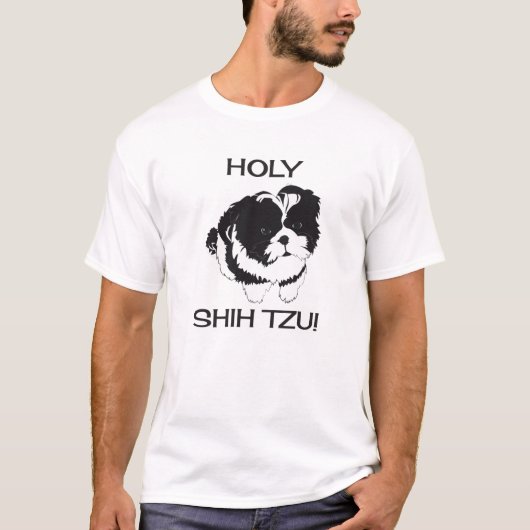 Heiliges lustiges T-Shirt Shih Tzu (Vorderseite)