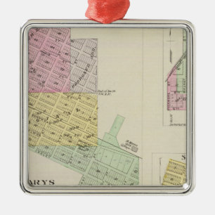 Heiliges Marys, Fostoria und St George, Kansas Ornament Aus Metall