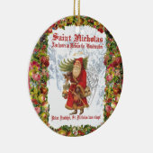 Heiliges Nicholas des Weihnachten4 das Keramik Ornament (Rechts)