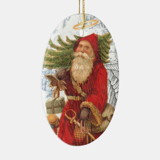 Heiliges Nicholas des Weihnachten4 Keramik Ornament (Rechts)