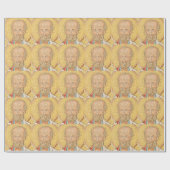 Heiliges Nicholas Geschenkpapier (Flach)