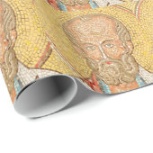 Heiliges Nicholas Geschenkpapier (Rolleneckpunkt)