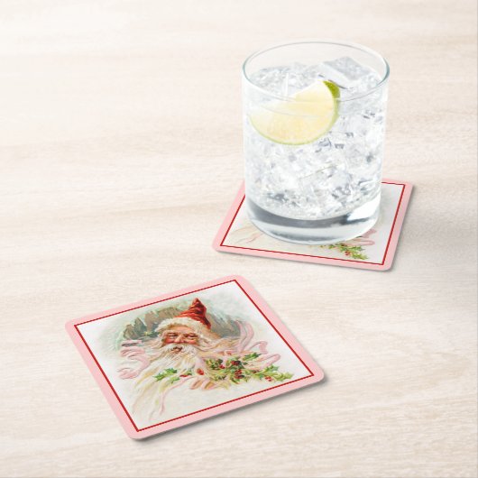 Heiliges Nicholas Rechteckiger Pappuntersetzer (Vor Ort)