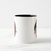 Heiliges Nicholas und Krampus Zweifarbige Tasse (Mittel)