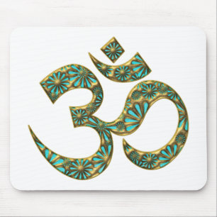 Heiliges OM (AUM -ICH BIN) - Spirituelles Symbol Mousepad