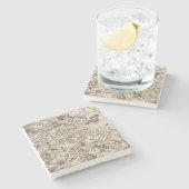 Heiliges Omer Steinuntersetzer (Seitenansicht)