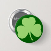 Heiliges Pattys TagesKleeblatt Button (Vorne & Hinten)