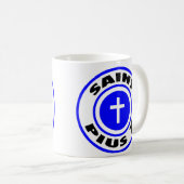 Heiliges Pius X Kaffeetasse (VorderseiteRechts)