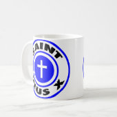 Heiliges Pius X Kaffeetasse (Vorderseite Links)
