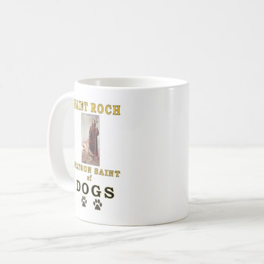 HEILIGES ROCH KAFFEETASSE (Vorderseite Links)
