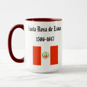 HEILIGES ROSE* Tassen-Santa Rosades aus Lima Lima Tasse (Links)