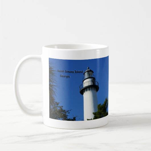 Heiliges Simons Insel Kaffeetasse (Links)