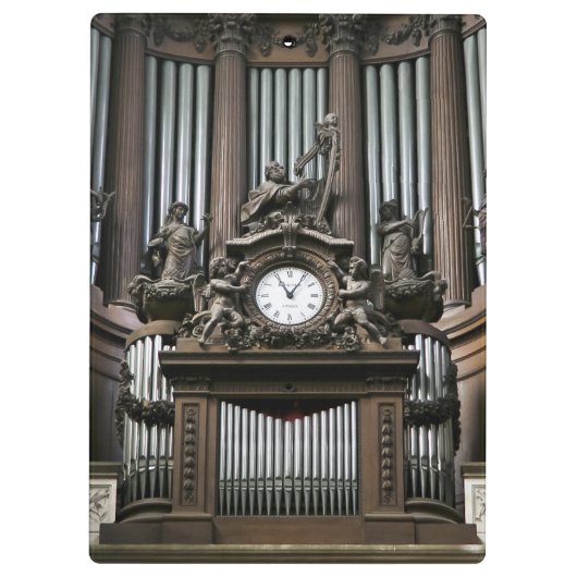 Heiliges Sulpice Organ, Paris Klemmbrett (Rückseite)