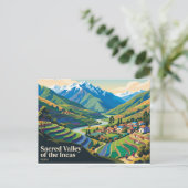 Heiliges Tal der Inkas Peru Postkarte (Stehend Vorderseite)
