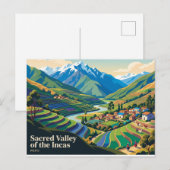 Heiliges Tal der Inkas Peru Postkarte (Vorne/Hinten)