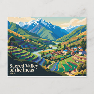 Heiliges Tal der Inkas Peru Postkarte