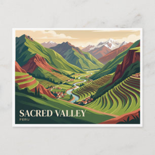 Heiliges Tal Urubamba Peru Postkarte