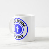 Heiliges Teresa von Avila Kaffeetasse (Vorderseite Links)