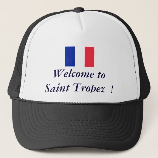 Heiliges Tropez Truckerkappe (Vorderseite)