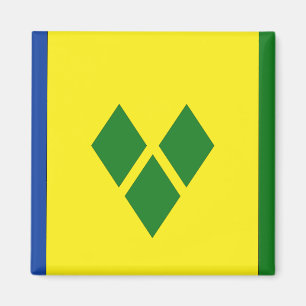Heiliges Vincent-Flagge Magnet